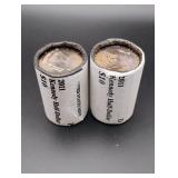 2011 Kennedy Half Dollars P&D Rolls