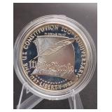 1987 Constitution Silver Dollar