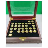 Platinum & Gold Highlighted Presidential Coins