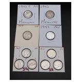 (10) Mercury Silver Dimes