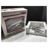 TWA Douglas DC-3 and Diecast Plane