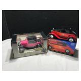 Two 1:25 Scale Die-Cast Cars