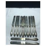 12 Sterling Silver Knives