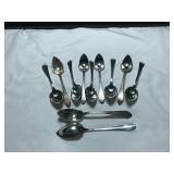 11 Sterling Silver Spoons by Starr