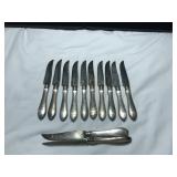 12 Sterling Silver Knives