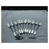Sterling Silver Dessert Forks Set