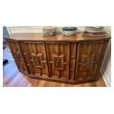 Vintage Four-Door Server / Buffet Cabinet