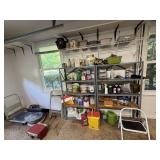 2 Metal Shelving Units & All Content+++