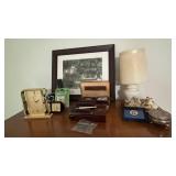 Clocks, Decor, and Personal Items on