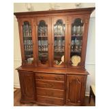 Vintage Tell City China Hutch / Buffet Cabinet