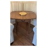 Mid-Century Modern Style Drop-Leaf Accent Table