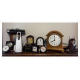 Assortment of Vintage Clocks