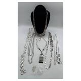 Silver-Tone Necklace Lot