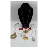 Gold Tone Costume Jewelry Necklaces