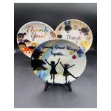3 Decorative Appreciation & Thank You Plates