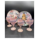 Franklin Mint Bird Collector Plates & Pink ++++