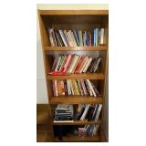 Book Shelf & Large Lot of Books