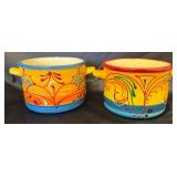 Hand Painted Spanish Pots