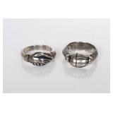 2pc  Vintage James Avery Rings