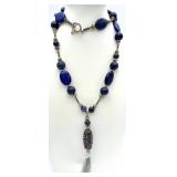 Artist mRm: Premium Grade Lapis Lazuli Tassel Neck