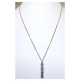 Solid Sterling Silver PAWNEE Pendant Necklace
