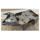 Silver and Milagro Pig Serving Stand