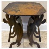 Kokopelli-Themed Metal Stand
