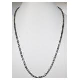 Heavy Solid Sterling Byzantine Statement Chain-24g