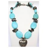 Jumbo Turquoise Southwest Necklace