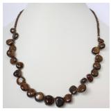 Natural Tigers Iron & Hematite Necklace