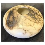 Small Horsehair Ceramic Vase