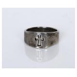 Vintage James Avery Crosslet Band Ring
