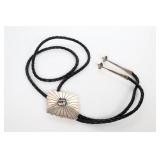 Charlie Mike Yazzie Sterling Inlay Bolo