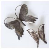 Karen Hill Tribe Silver Fine Silver Butterflies
