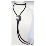 Sterling Tip Indian Head Liberty Nickel Bolo Tie-