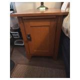 Mission-Style Oak Side Table