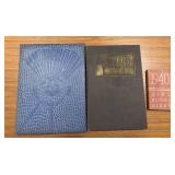3 Vintage Yearbooks and Diary