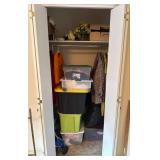 Closet Lot With Assorted Items