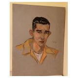 Portrait on Board by Jon Erin