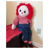 33-Inch Vtg. Raggedy Andy Doll
