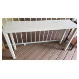 White Wooden Console Table