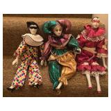 Three Porcelain Dolls