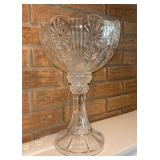 Cut Glass Pedestal Compote