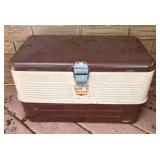 Vintage Little Brown Chest Cooler