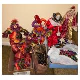 Decorative Clown Dolls & More
