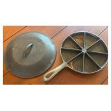 Cast Iron Cornbread Skillet and Lid