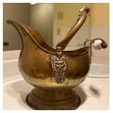 Decorative Brass Bucket with Handle