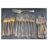 Towle Sterling Old Master Forks, 1106 Grams