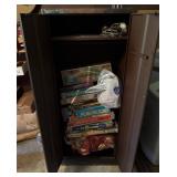 Metal Cabinet With Contents
