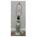 Mint Green Table Lamp, 28"